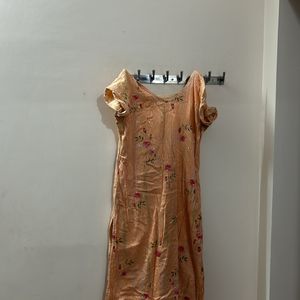 Women XL Size Stitched Dress