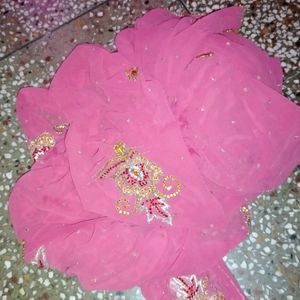 Pink Suit Set With Dupatta