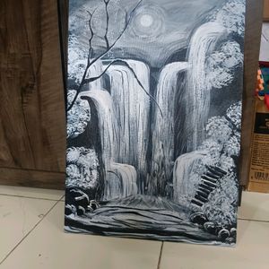 Abstract Waterfall Painting