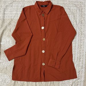 Oversized Statement Button Shirt