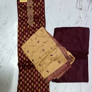 Banarsi Suit set Fabric Material Unstitched