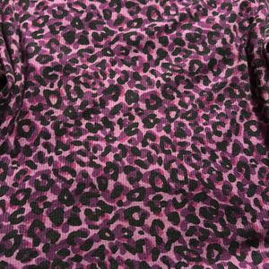 Purple Animal Print Top