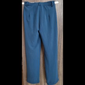 KOTTY TEAL Blue TROUSER (STRAIGHT)