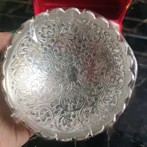 German silver bowl with box