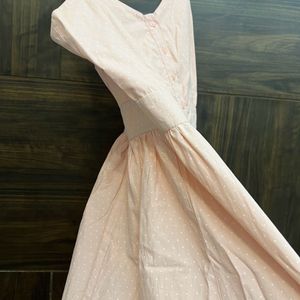 Cute Pink Backtie Dress