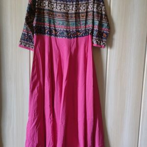 Pink Anarkali Kurta💕💞