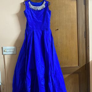 ROYAL BLUE ETHNIC GOWN