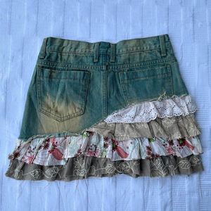 Y2k Vintage Denim Skirt