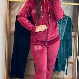 Smooth VELVET Track Suit