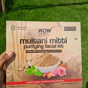 Wow Multani Mitti Facial Kit