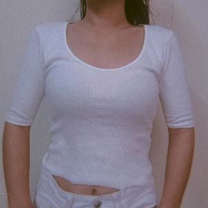 White Crop Top PRICE DROP