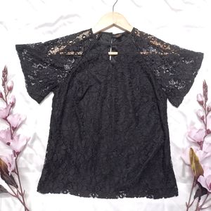 Black Lace Top