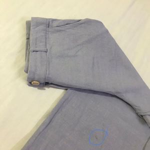 Light Baby Blue Trouser Waist 28