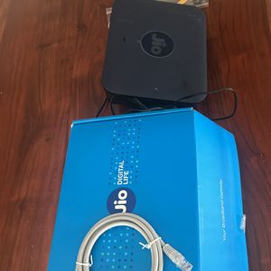 Jio Setup Box= Home Gateway+ Adapter+ethernet Cabl