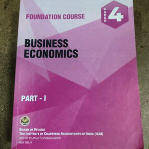 CA Foundation Course Books