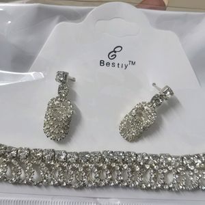 Silver Set With Earings