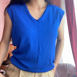 Blue Half T Shirt