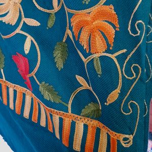 Kashmiri Embroidery Woollen Shawl