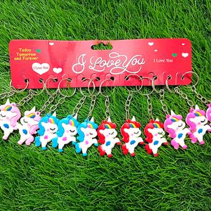 Set Of 12 Unicorn 🦄 Keychains