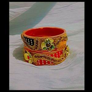Set Of New Bangles And Earrings