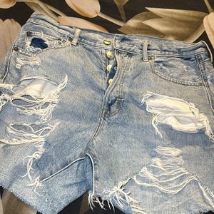 Light Blue Denim Cool Shorts