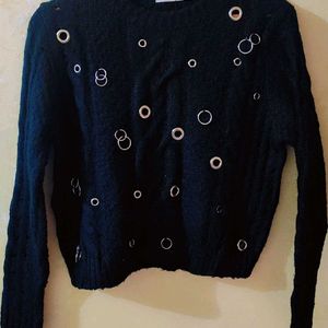 Korean Style Crop Sweater Zara Brand