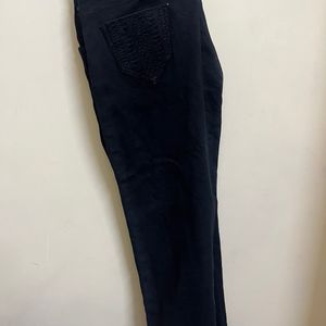 Denim jeans, black colour