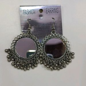 Oxidised Earring