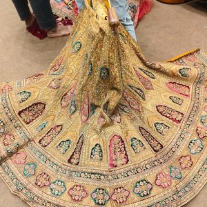 Golden Bride Lehnga