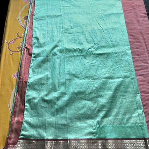 New Saree Banarasi Cotton Silk