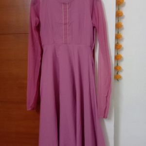 Kurti With Long Chudidar Sleeves