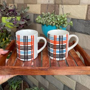 2 CERAMIC MUGS - New