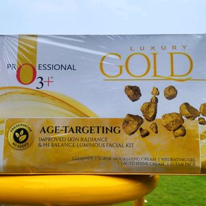 luxurious gold facial kit O3+