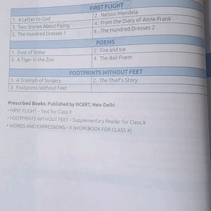 class 10 English book