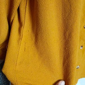 Women Casual Shirts- Mustard