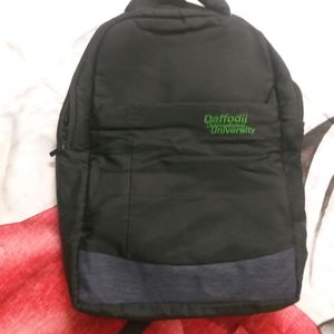 Medium sized Backpack, USB+Ethernet Cables, Plugs