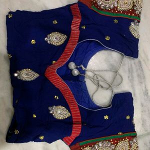 Royal Blue Exclusive Wedding Saree