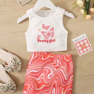 Shein Crop Top And Skirt For Kids