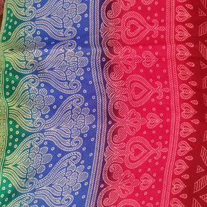 Multicolour Saree