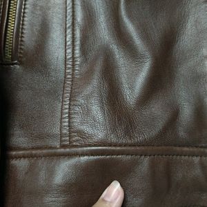 Pure Goat Leather Hand stitched Jacket