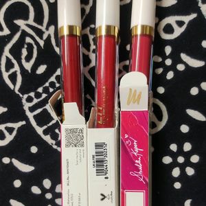 Pack Of 3 Red Shades @199 -Myglamm Liquid Lipstick