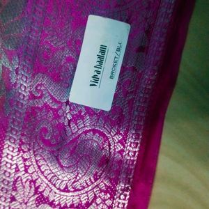 Silver Design Banarasi Soft Silk Saree