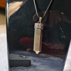 Pyrite Pencil Shape Pendent