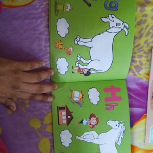 KIDS FIVE SENSES AND ALPHABET COLOUR BOOKS