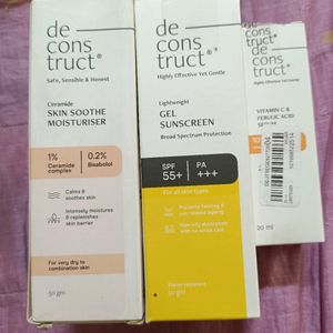 Deconstruct Combo Of Sunscreen Serum Moisturizer