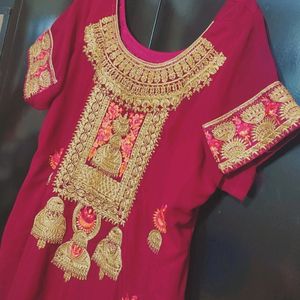 Rose Rani Party Wear Kurta Plazo With Dupatta