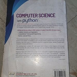 Computer science class 11 CBSE