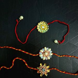 3 Handmade Rakhi