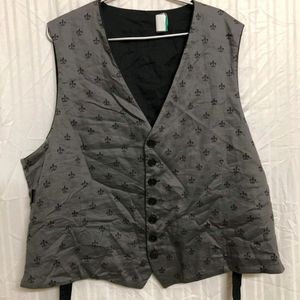 John Varvatos Grey Waistcoat