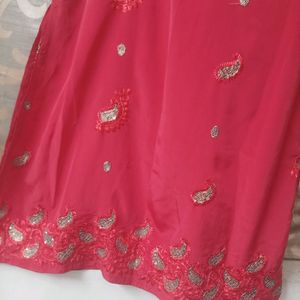 Red Sequence Kurta